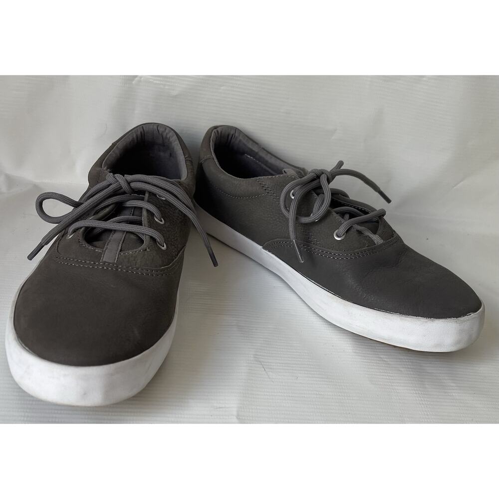 Sperry Top-Sider Womens Spinnaker Washable Sneaker Shoes 6.5 Gray Leather